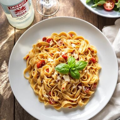 Smirnoff Vodka Cream Sauce Pasta