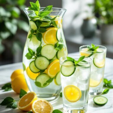 Cucumber-Lemon-Mint Infusion: Refresh Your Hydration Routine (Infused Water Recipe)