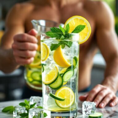 Refreshing Cucumber Lemonade Infused Water for Hydration
