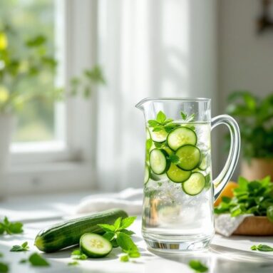 How to Make Refreshing Cucumber Mint Water