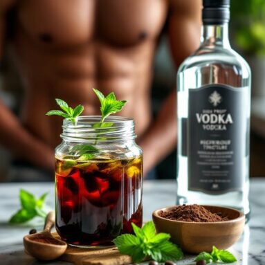 Rich Peppermint Mocha Tincture for Treats