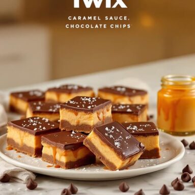 Twix Cookie Dough Treats