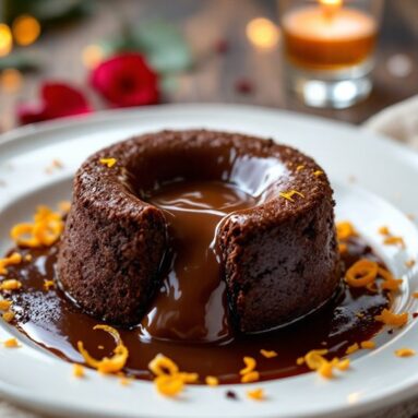 Chocolate and Orange Liqueur Lava Cakes for Your Valentine