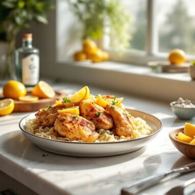 Supper For 2: Gin and Lemon Chicken