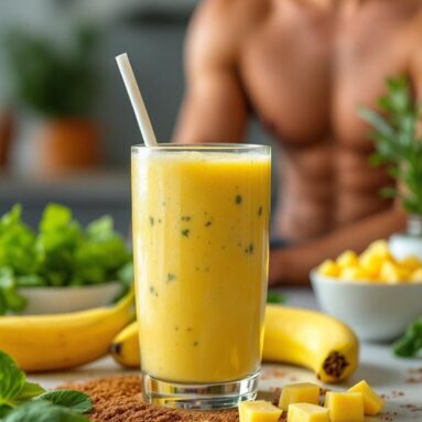 Invigorating Ginger Spice Smoothie Infusion for Energy