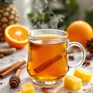 Christmas Spicy Cinnamon Pineapple Tea Infusion for Warmth