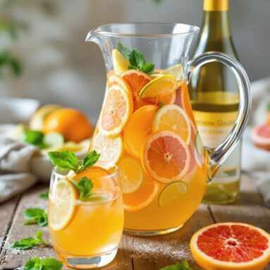 Homemade Winter Citrus Sangria: Refreshingly Festive!