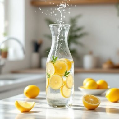 How to Create a Flavored Lemon-Infused Water