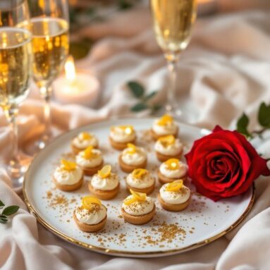 Flirty French 75 Cocktail Bites for Valentine’s