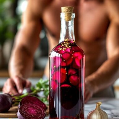Earthy Beetroot Garlic Infusion With Olive Oil