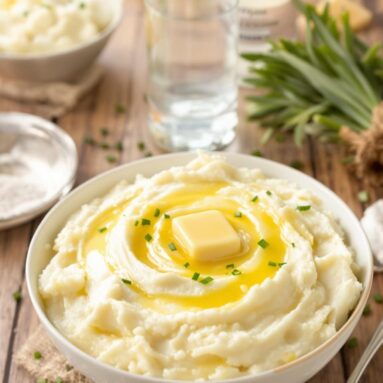 Absolut Vodka Garlic Mashed Potatoes