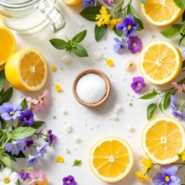 Spring Blossom Infused Lemonade