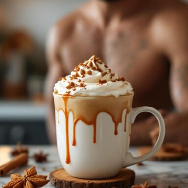 Warm Gingerbread Latte Milk Infusion