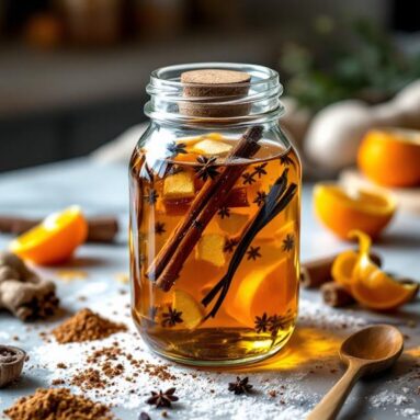 Spicy Gingerbread Rum Infusion With Nutmeg