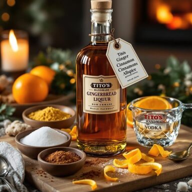 Warm Your Spirits With Homemade Gingerbread Liqueur!