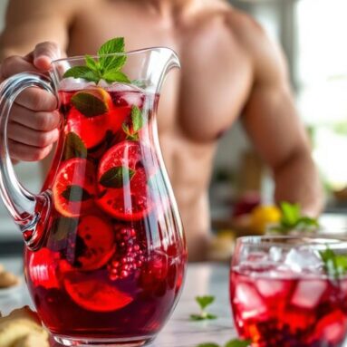 Tangy Pomegranate Ginger Infusion for Immunity