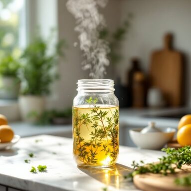 How to Infuse Cider Vinegar With Thyme for Cooking