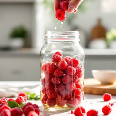 How to Infuse Vinegar With Raspberries for Dressings