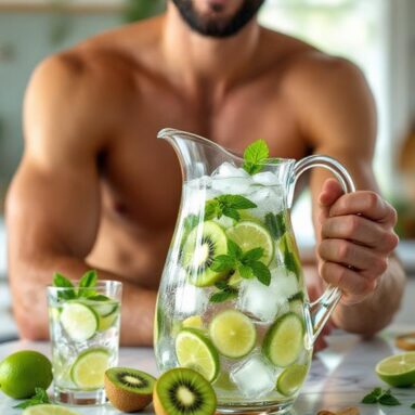 Refreshing Kiwi Lime Water Infusion for Summer