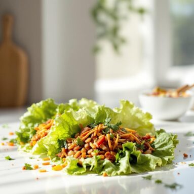 Kim’s Convenience’ Inspired Korean BBQ Lettuce Wraps: Fusion Delight!