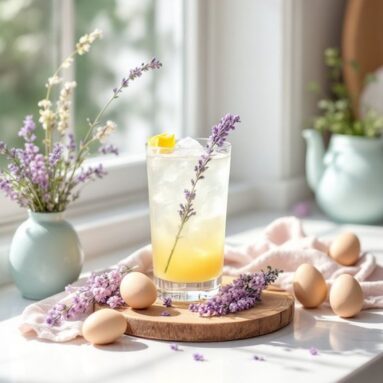 Lavender Bunny Brunch Cocktail