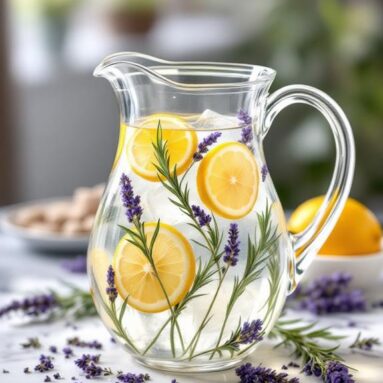 Herbal Harmony: Lavender and Rosemary Infused Water (Infused Water Recipe)