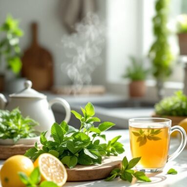 How to Make a Refreshing Lemon Balm and Mint Tea