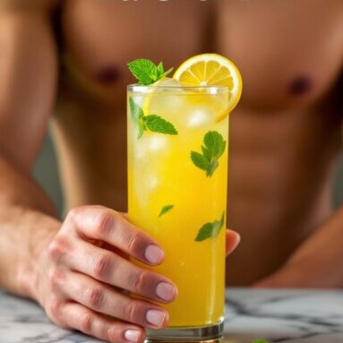 La Croix Lively Lemur Leap (La Croix, Lemonade, Mint Leaves)