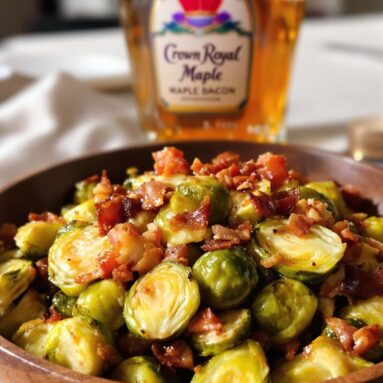 Crown Royal Maple Bacon Brussels Sprouts