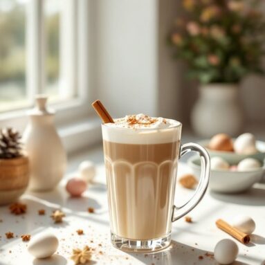 Maple Spice Easter Latte
