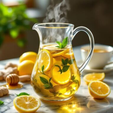 Green Tea and Ginger Infused Water: Boost Your Metabolism (Infused Water Recipe)