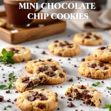 Kit Kat Mint Chocolate Chip Cookies