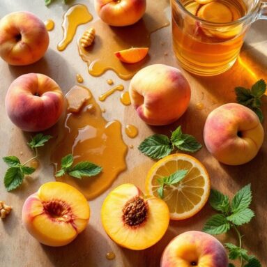 Peach Honey Easter Sangria