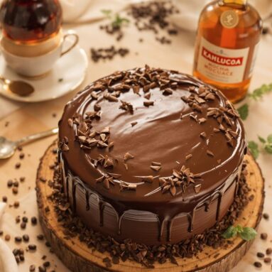 Kahlúa Mocha Chocolate Cake