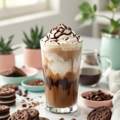 Mocha Cookie Crumble Frappuccino À La Starbucks