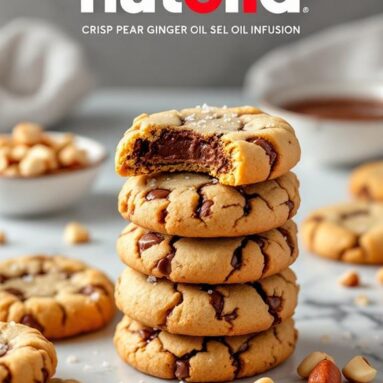 Nutella Hazelnut & Sea Salt Cookies