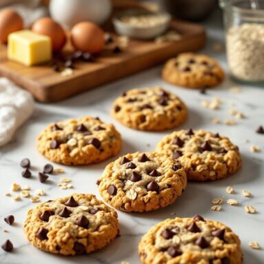 Quaker Oats & Chocolate Chip Delight Cookies