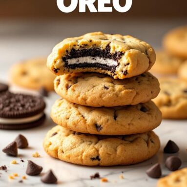 Oreo Stuffed Cookie Sandwiches