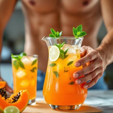 Sweet Papaya Lime Tea Infusion
