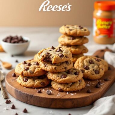 Reese’s Peanut Butter Chocolate Chip Cookies