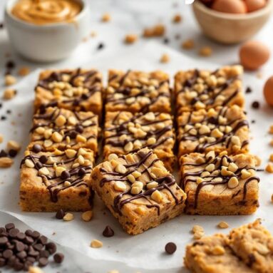 Oh Henry! Peanut Butter Cookie Bars