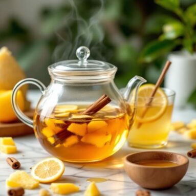 Scented Pineapple Cinnamon Tea Infusion