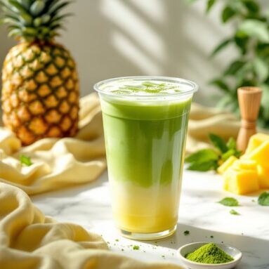 Pineapple Matcha Drink Recipe À La Starbucks