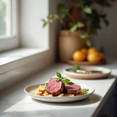 Date Night Dinner Featuring Pinot Noir Lamb Chops