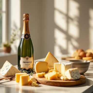 Valentines Board Food: Prosecco and Cheese Pairing