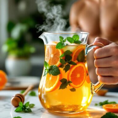 Zesty Orange Mint Tea Infusion for Hydration