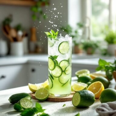 How to Prepare a Cooling Cucumber Lime Agua Fresca