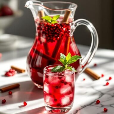 Joyful Pomegranate Cinnamon Water Infusion