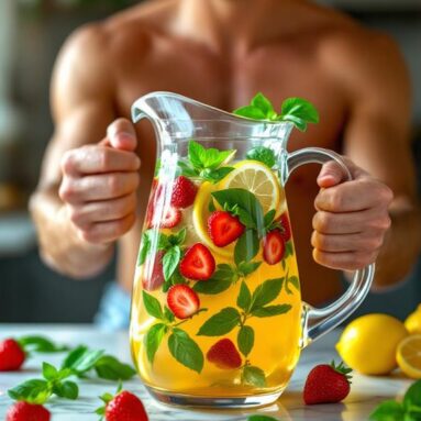 Sweet Strawberry Basil Lemonade Infusion for Picnics