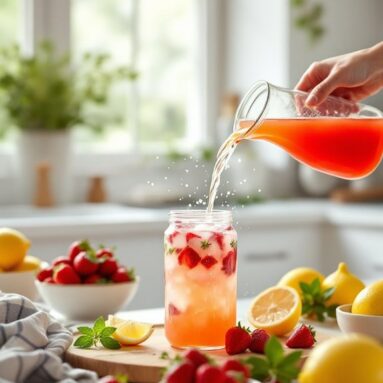 How to Make a Homemade Strawberry Lemonade